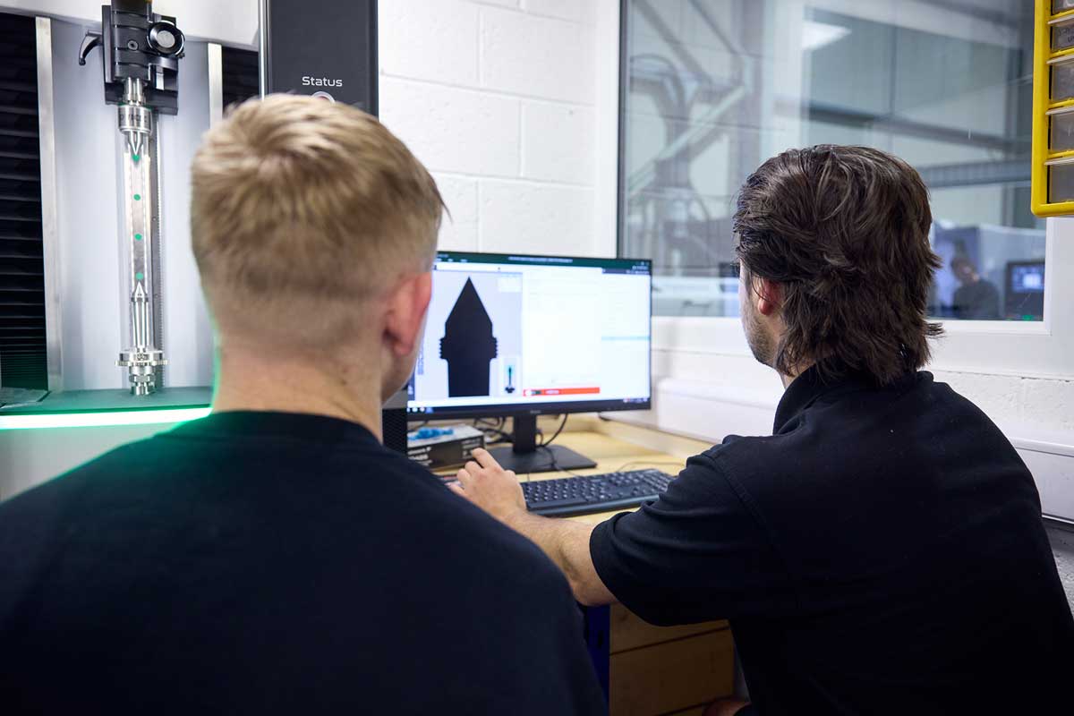 Brad & Ryan our quality inspectors using our state of the art