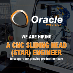 Job Vacancy CNC Sliding Head Precision Machinist