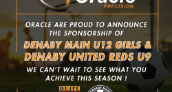 Oracle Precision is excited to announce our sponsorship of two local youth football teams: the Denaby United Reds U9s and the Denaby Main Girls U12 team.